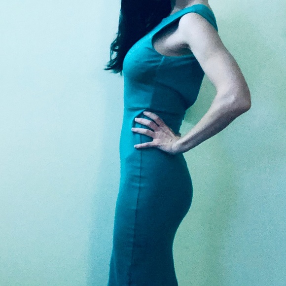 Dress Arden B Green Size XS 0 Midi cutout back - Picture 4 of 6